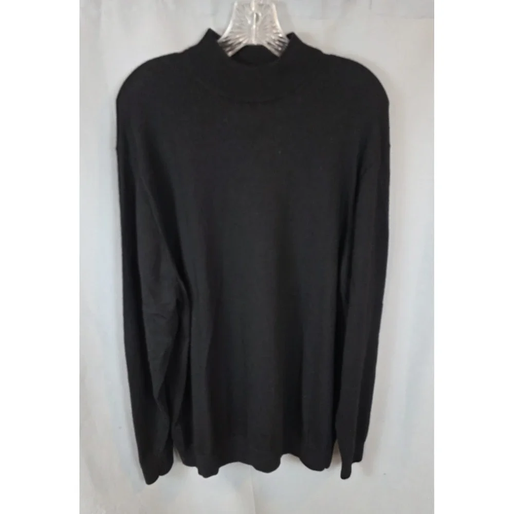 Murano 100% Merino Wool‎ Light Sweater Black 3XT
